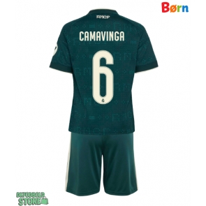 Real Madrid Eduardo Camavinga #6 Replika Babytøj Udebanesæt Børn 2026-27 Kortærmet (+ Korte bukser)